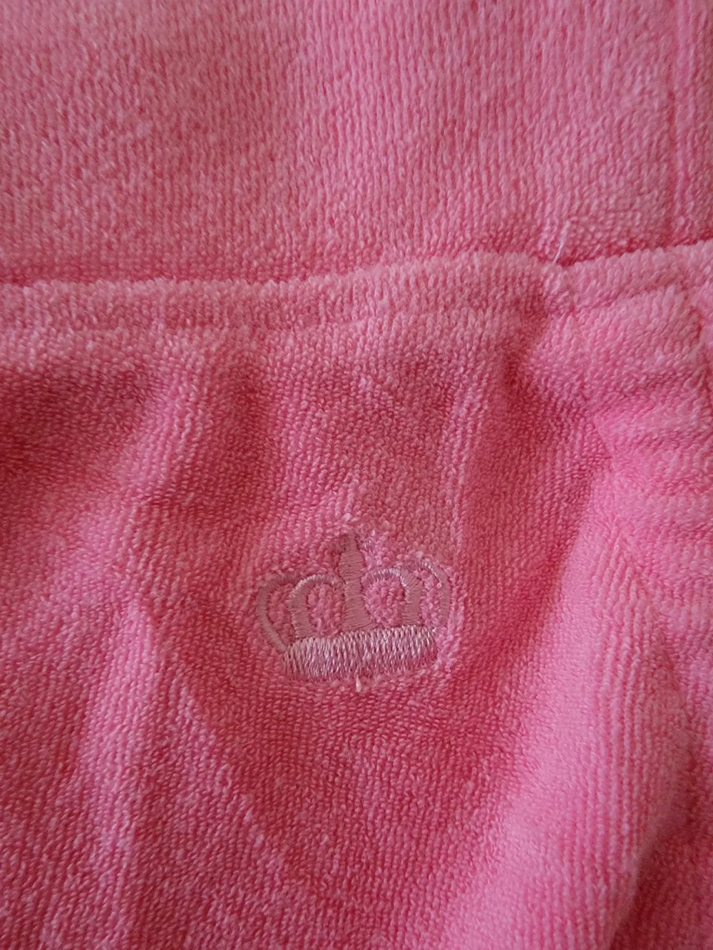 Juicy Couture Barbie Pink Terry Cloth Lounge Shorts Size XXL EUC!